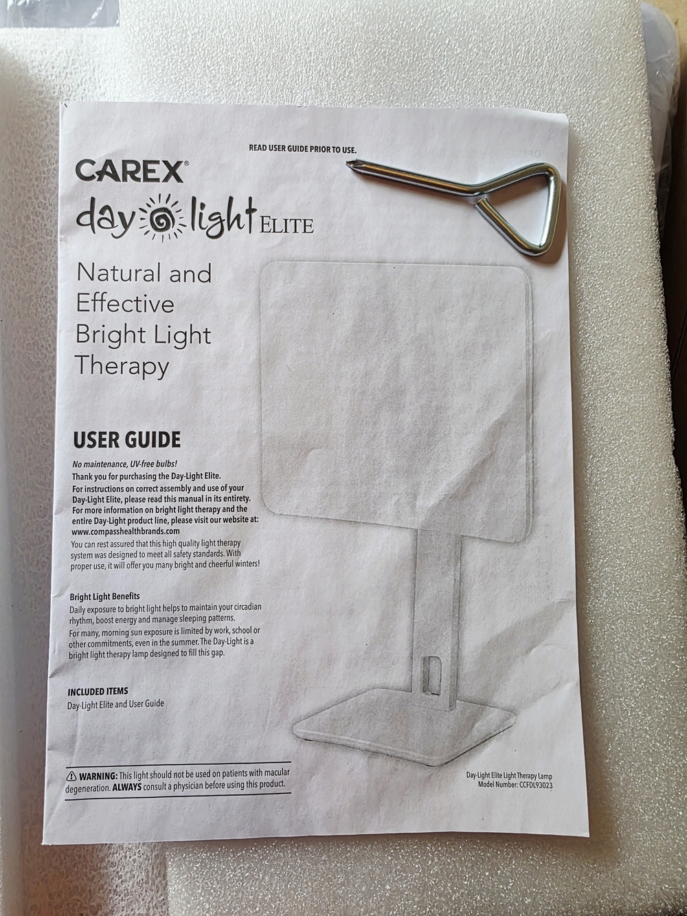 Carex Day-Light Elite Light Therapy Lamp - Picture 7 of 15
